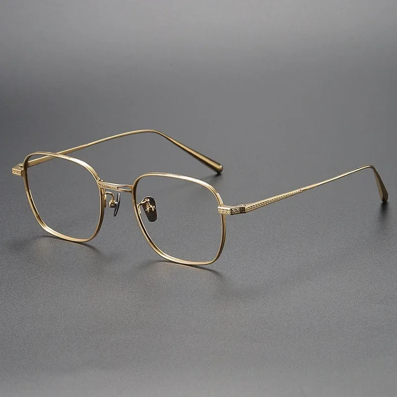 

Japanese Retro Handmade Glasses Frame N-015R Myopia Glasses Women's Square Ultralight Small Men Eyeglasses Blue Light Eyewear