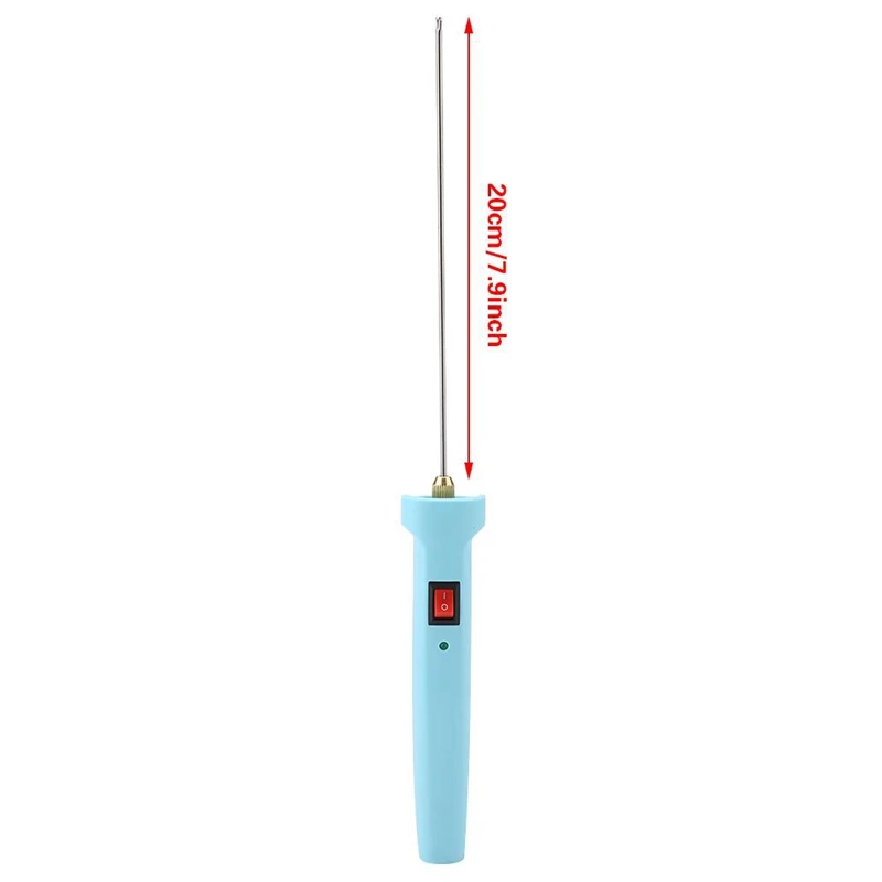 Cortador de espuma aaac 24w 20cm, máquina elétrica de corte de espuma de poliestireno, caneta 110-250v portátil, ferramentas de corte de isopor, plugue ue
