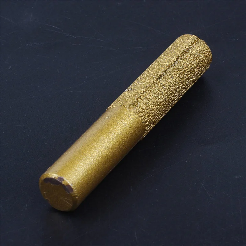 

A83I-3X Gold 13Mm Dia Diamond Profile Straight Router Bit For Marble