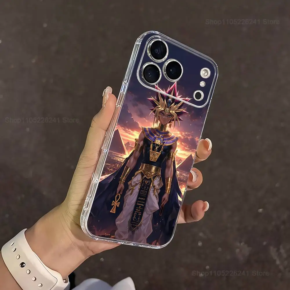 Etui silikonowe, przezroczyste, miękkie na iPhone 16, 13, 12, 11, 17, 14, 15, Pro, Max, Plus, X, XS, XR, SE, Mini z motywem gry Yu-Gi-Oh!
