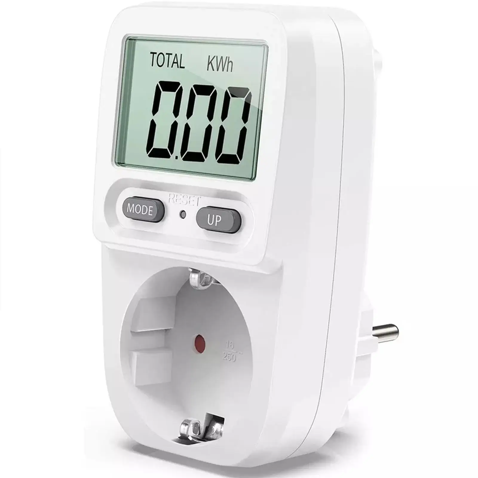 230 فولت الاتحاد الأوروبي 50 هرتز الرقمية LCD السلطة متر Wattmeter المقبس القوة الكهربائية كيلو واط ساعة مقياس الطاقة قياس المخرج الطاقة محلل