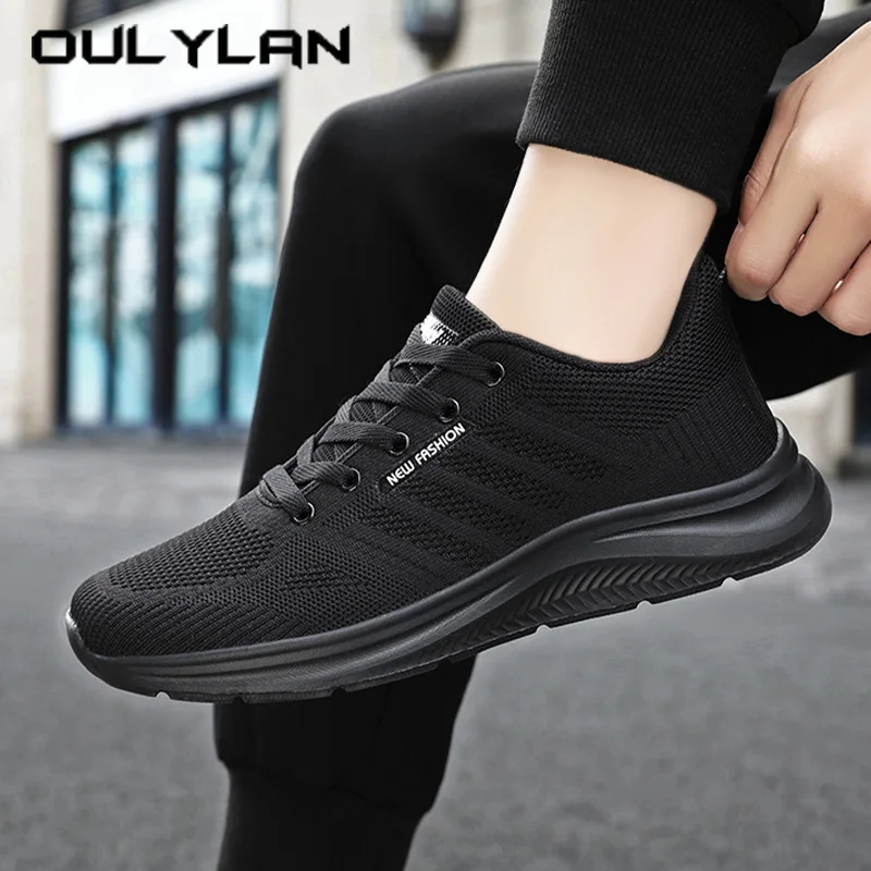 

Oulylan Summer Lightweight Breathable Mesh Sneakers New Trendy Casual Men Sports Shoes Outdoor Anti-slip Women Running Footwear