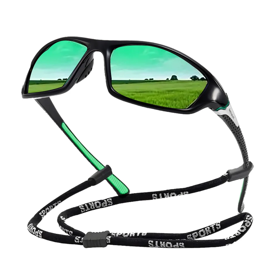 أزياء مربع الدراجات النظارات الشمسية الرجال النساء القيادة الصيد الفاخرة العلامة التجارية مصمم نظارات شمسية نظارات UV400