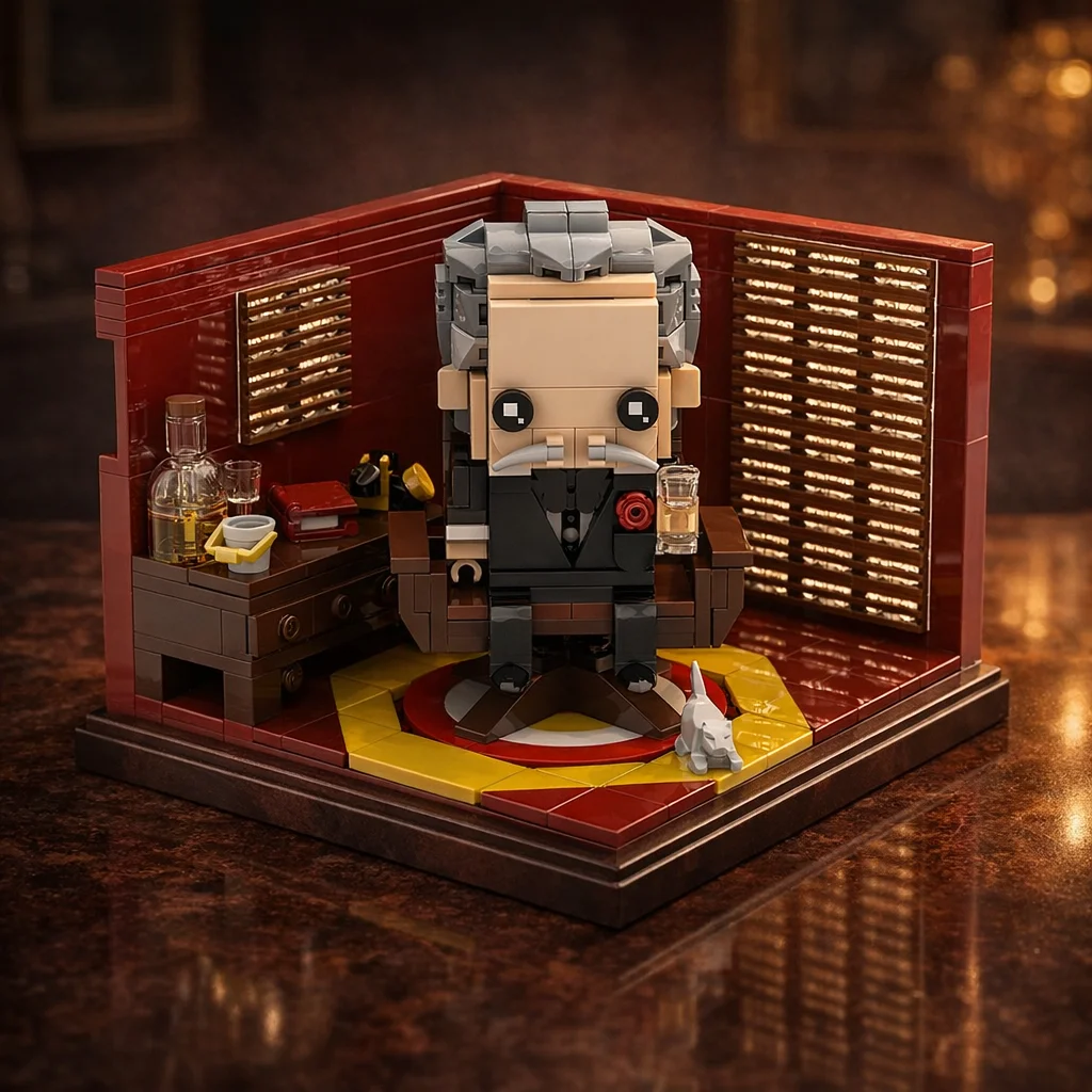 

MOC Movie Mafia Boss Building Blocks Vito Figure Model Bricks Set DIY Home Office Decor Gift For Adult Compatible Major Brand