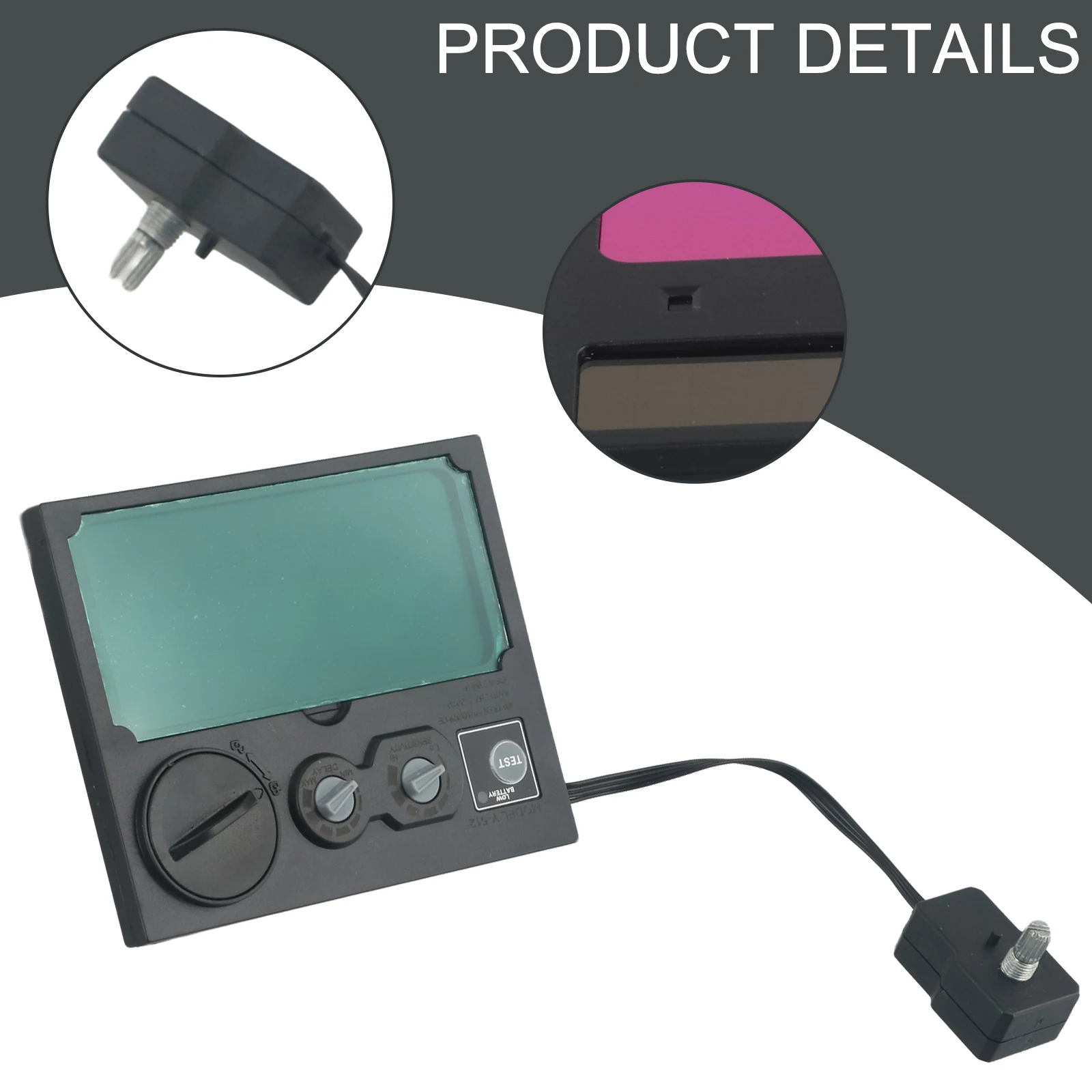 

Солнечная автоматическая сварочная линза из полипропилена, рабочая область 92,5x42,5 мм, для сварочного аппарата, с внешним управлением