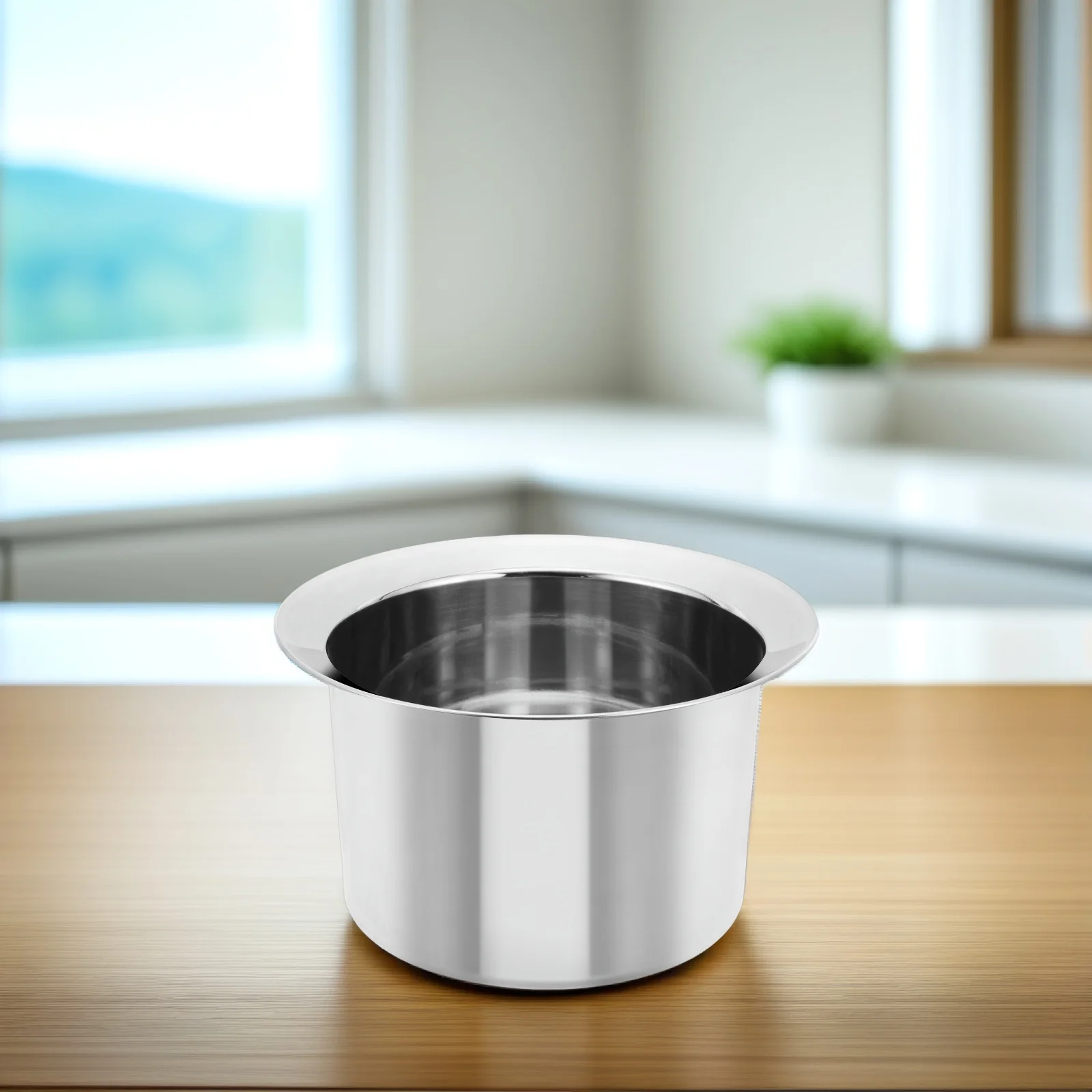 حوض زيت من الفولاذ المقاوم للصدأ 2.5 لتر حاوية زيت منزلية لتخزين المطبخ وعاء خلط خزان الشحوم شحم الخنزير الزيتون