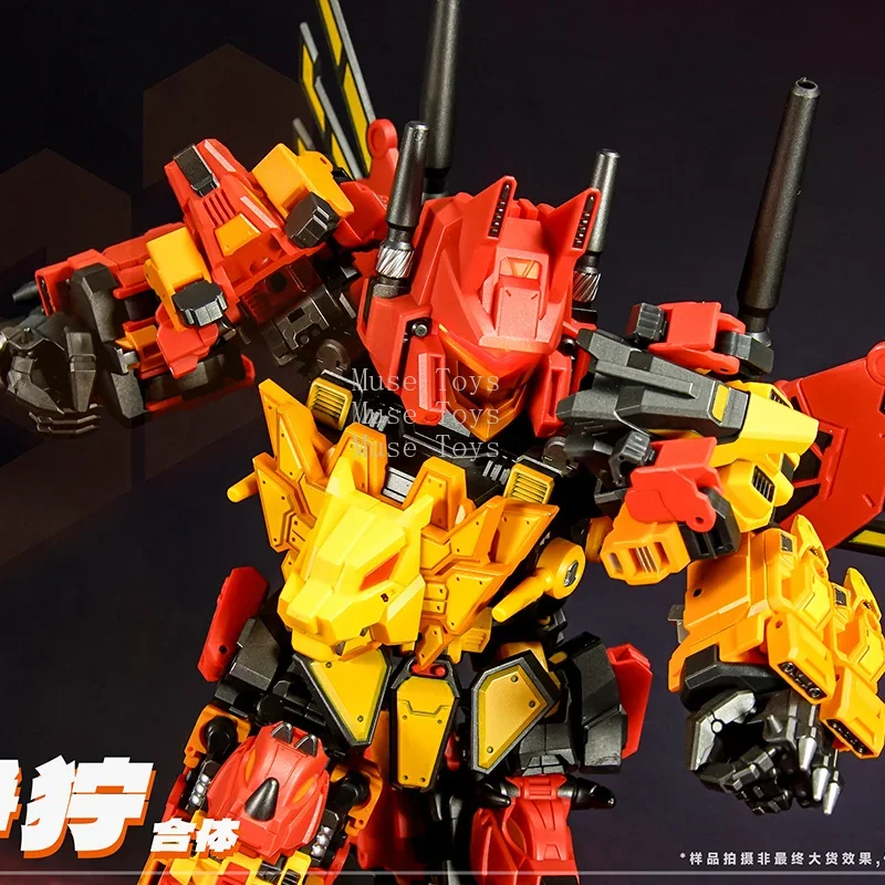 레이저 캣 트랜스포메이션 스틸 헤드 얼라이언스 스틸 키디 파티 JGM-SKP01 프레다킹 17CM 5in1 액션 피규어