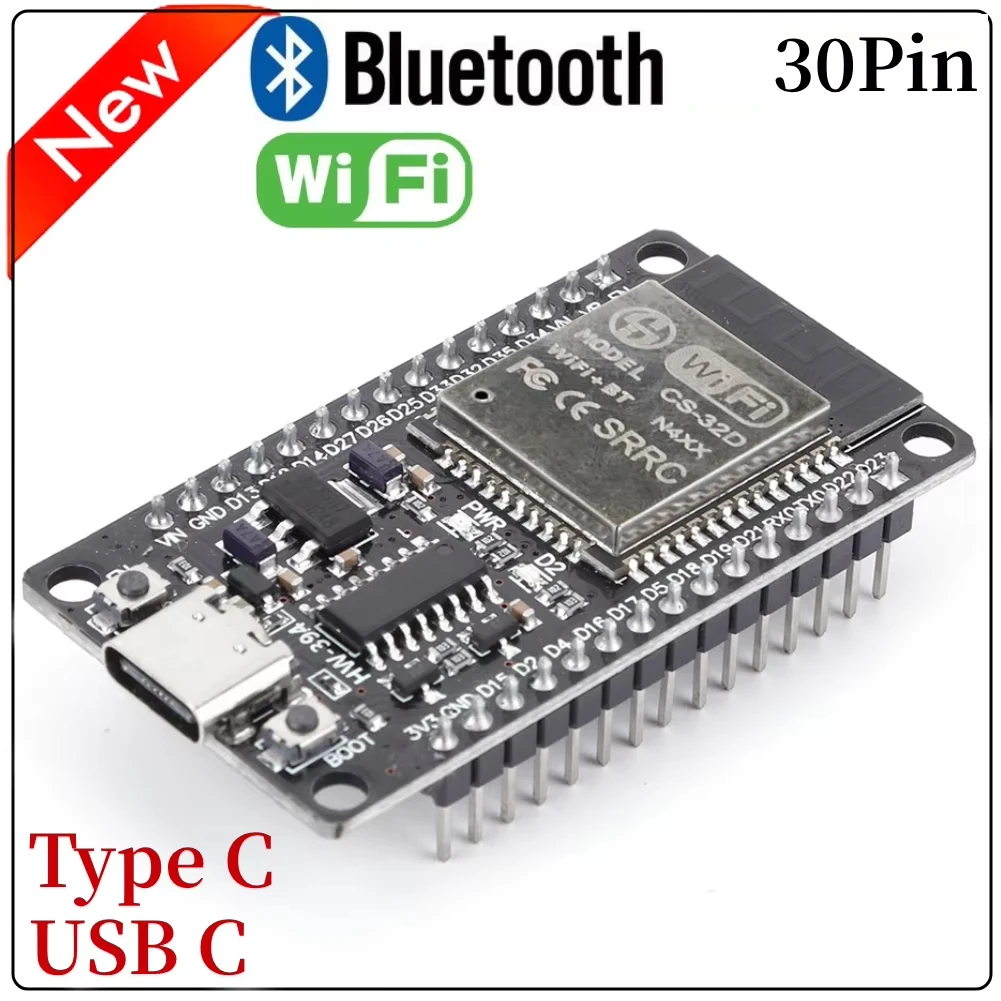 E32 Development Board Wireless WiFi Bluetooth module Ultra-Low Power Consumption Dual Core 30Pin 32S 32D 32