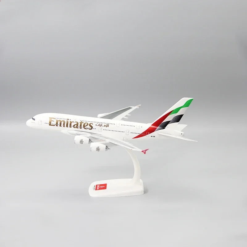 1/250 Scale A380-800 UAE Airline Aircraft Plastic ABS Assembly Plane Model Airplanes Model Toy For Collection-NEW LIVERY