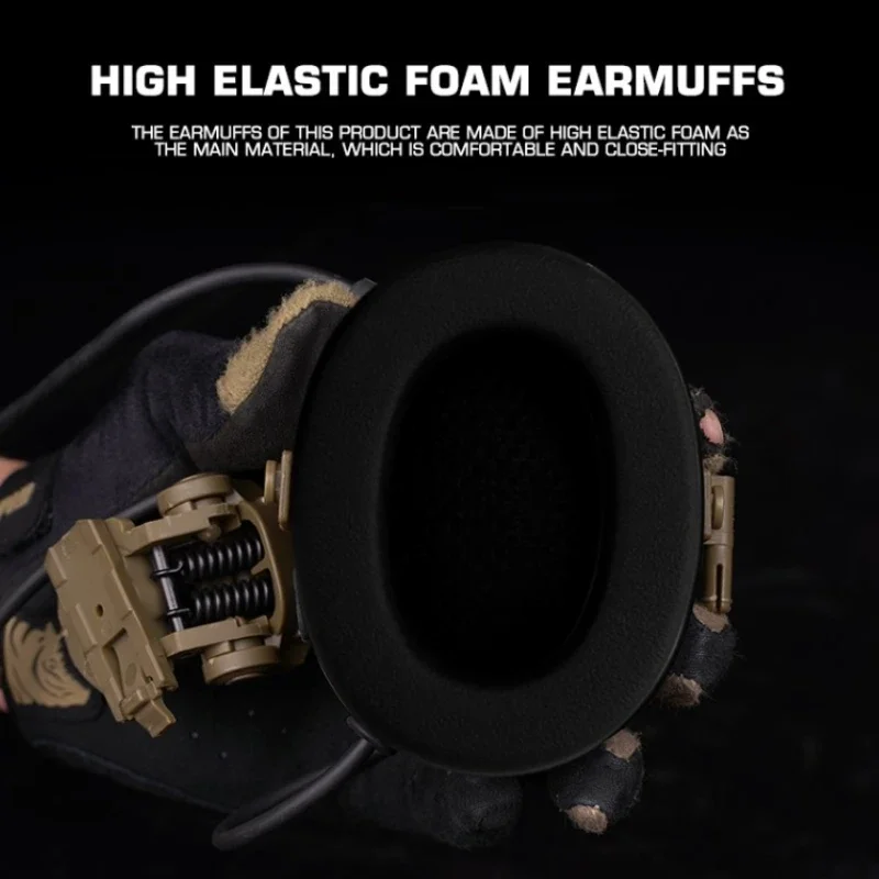 

C5 helmet style headphones (noise cancelling version), suitable for outdoor communication with PTT walkie talkies