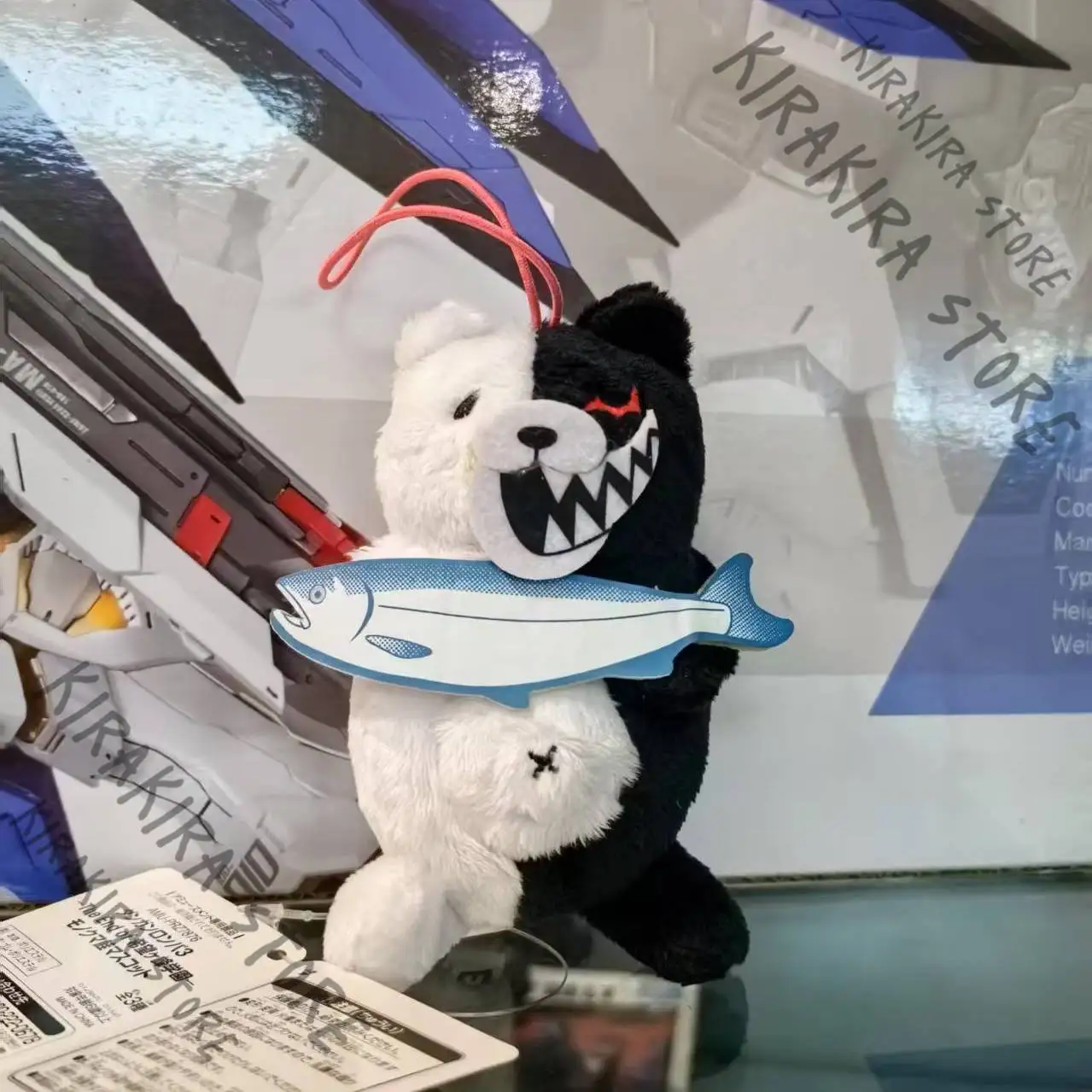 

Danganronpa Monokuma Anime Hanging Drop Cosplay Official Genuine Keyring Figurine Cotton Pendants Keychain Colorful Gifts