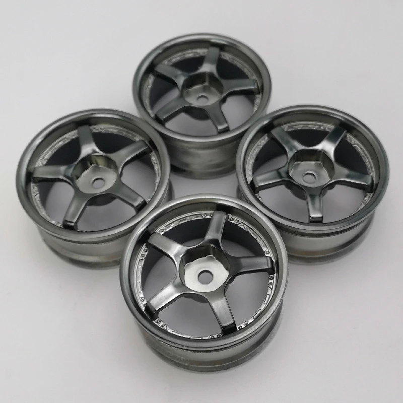 4pcs 3mm Offset RC Car 1/10 Scale Plastic Wheels Rims Drift On road Touring Model Hobby