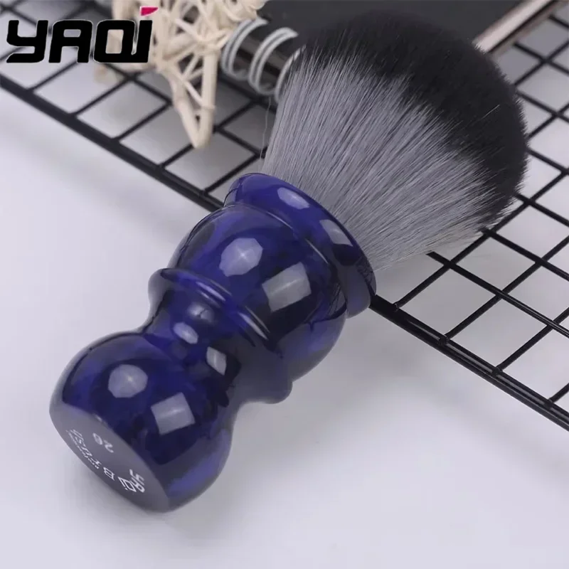 2026 Upgrade！YAQI 26mm Timber Wolf Color Synthetic Hair Shaving Brush for men