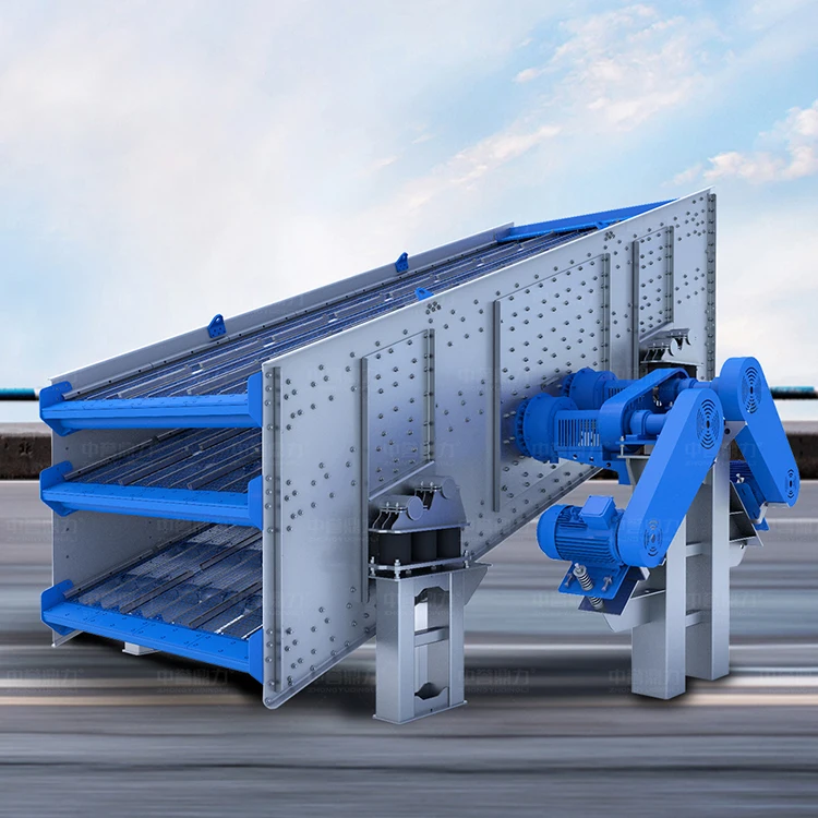 Linear Vibrating Screen for Mining Industry Ore Processing 30kW Motor High Output 60-350t/h Capacity 2-3 Layers