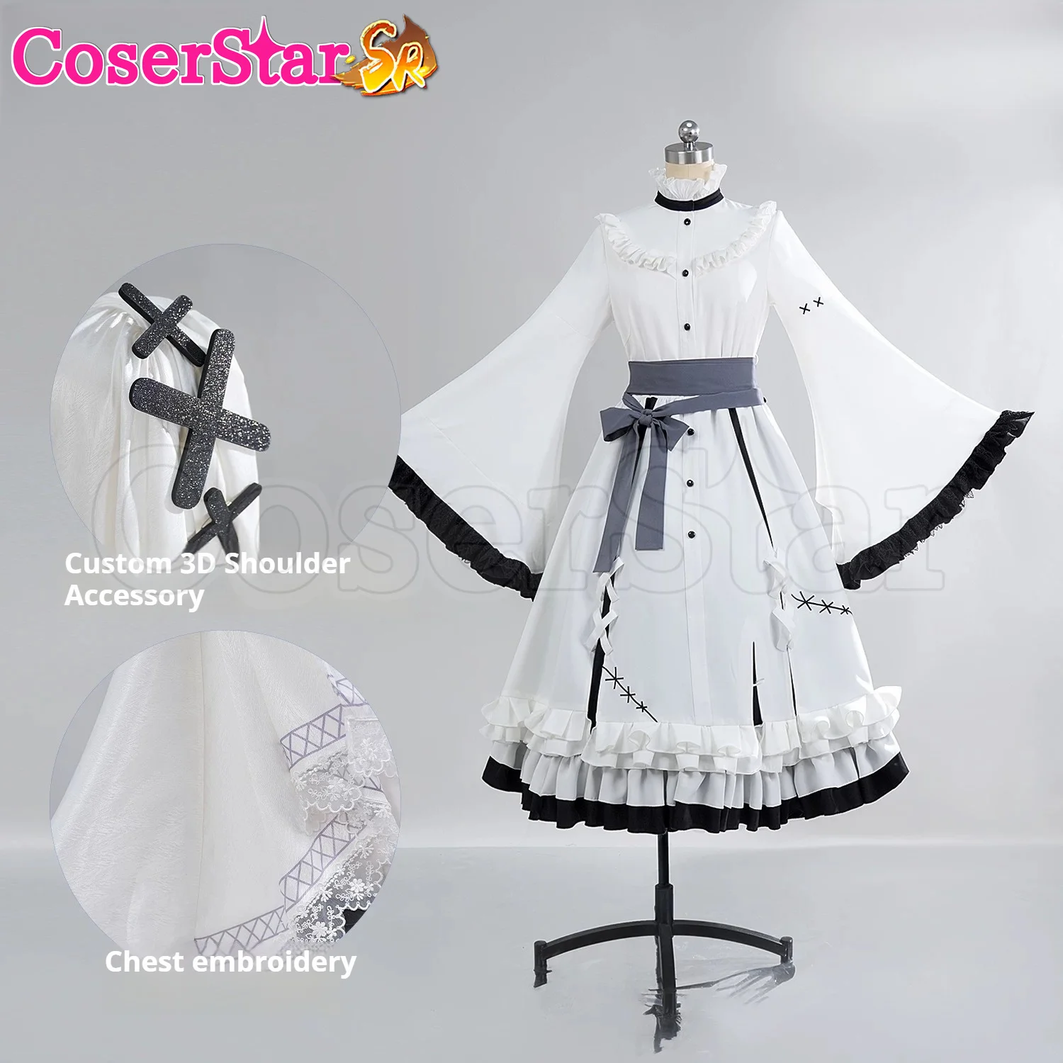 

CoserStar-SR Magical Girl Witch Trials Hikami Meruru Cosplay Costume Outfit Halloween Carnival Anime Game Role Play Uniform