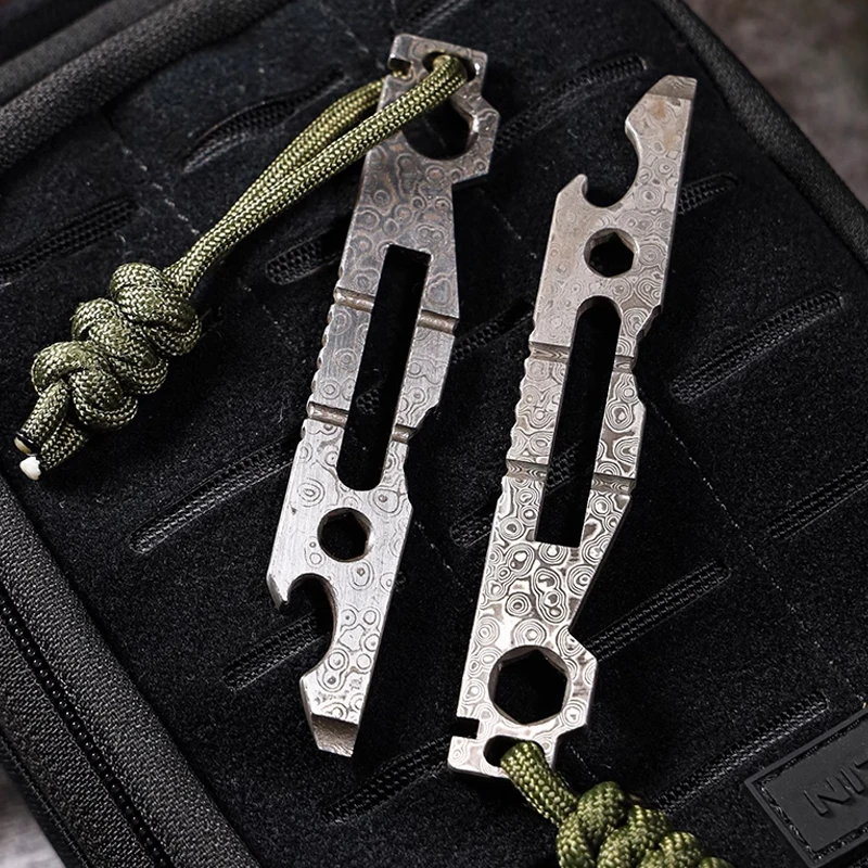 

Тактическая монтировка из стали высокой прочности и высокой твердости, многофункциональный мини-портативный гаечный ключ для самообороны EDC, инструмент для открывания бутылок