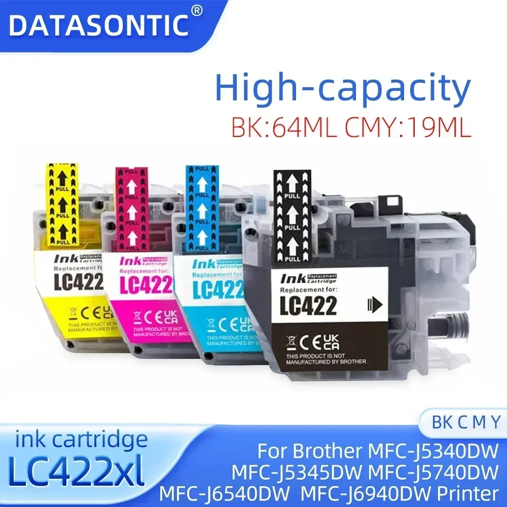 LC422XL ink cartridges For Brother MFC-J5340DW MFC-J5740DW MFC-J5345DW  MFC-J6540DW MFC-J6940DW printer high Capacity LC422