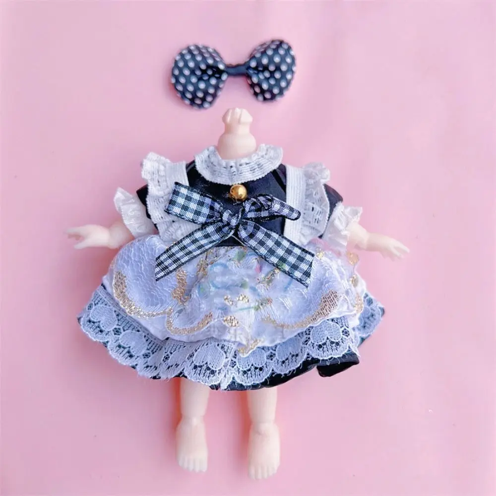 10 Styles Doll Clothes Dresses Cute Mini Fashion Skirts 16~17cm Doll Clothes Obitsu 11 Ob11 Doll/ Ob11 Gsc 1/12 Bjd Molly Body