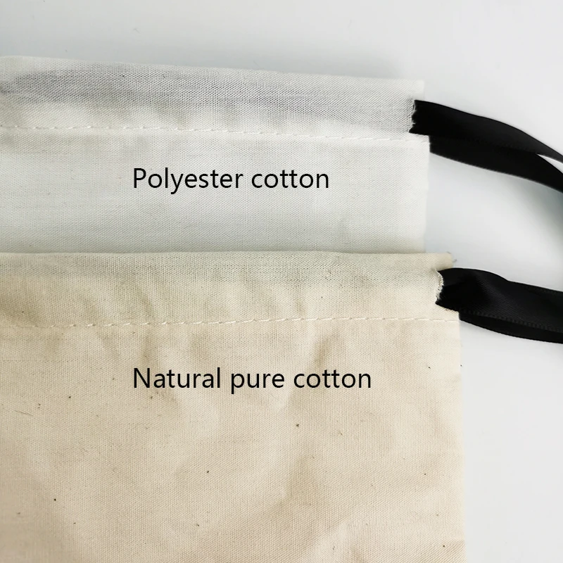 50 Pcs/Lot LOGO Printing Linen Drawstring Bags for Christmas Party Wedding High Quality Custom Cotton Pouches Personalize Sacks