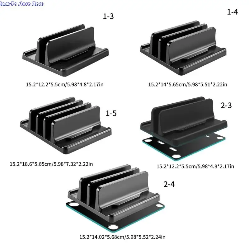D0UA قابلة للتعديل سطح المكتب Dock الرأسي المحمول المحمول حامل الكمبيوتر المحمول العمودي
