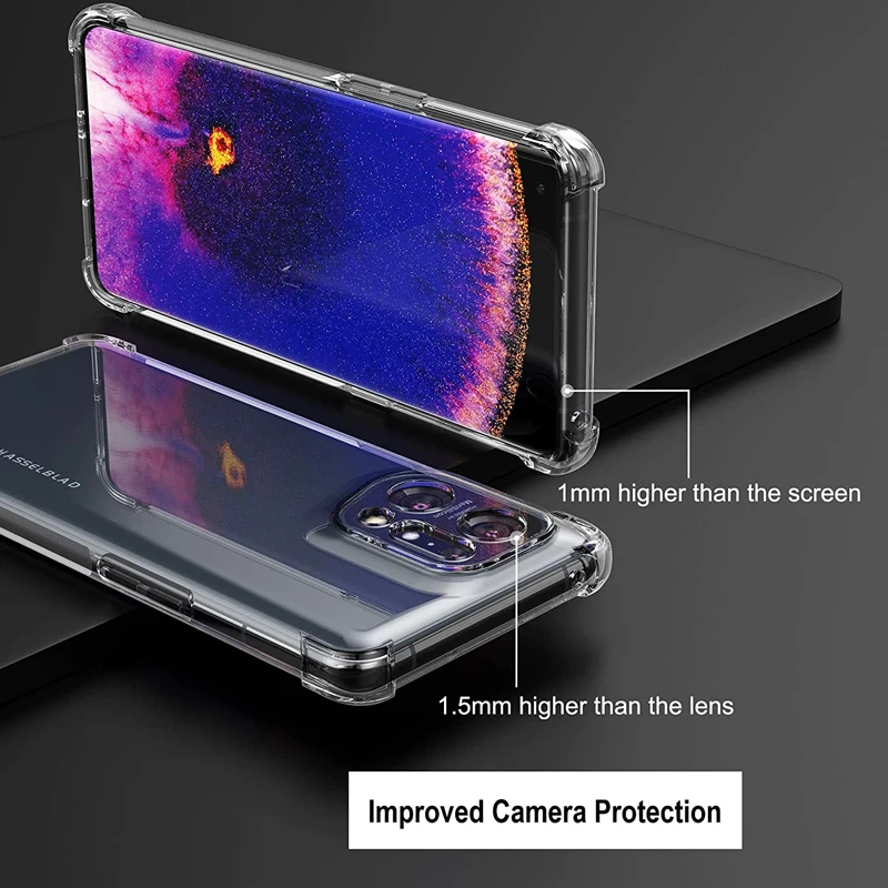 Original Clear Airbag Phone Case for OPPO Find X5 Pro Lite OPPOFindX5Pro X5Lite 5G Soft Silicone Waterproof Transparent Cover image 3