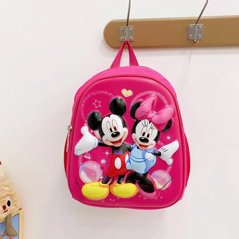 Disney stitch jardim de infância mochila eva saco de casca dura das crianças dos desenhos animados bonito crianças mochila 3-6 anos de idade mochila