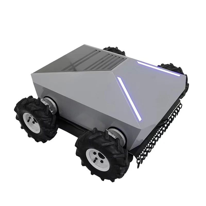 تخصيص EM400C التحكم عن بعد روبوت قوي جزازة العشب 400 مللي متر عرض القطع الكهربائية النقية ذاتية الدفع منخفضة الضوضاء لا