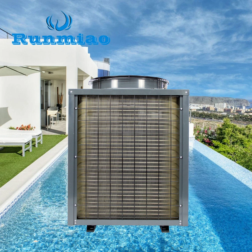 Monoblock Heat Pump Water Heater with Titanium Bubble Pool Heat Exchanger with R22 or R410a