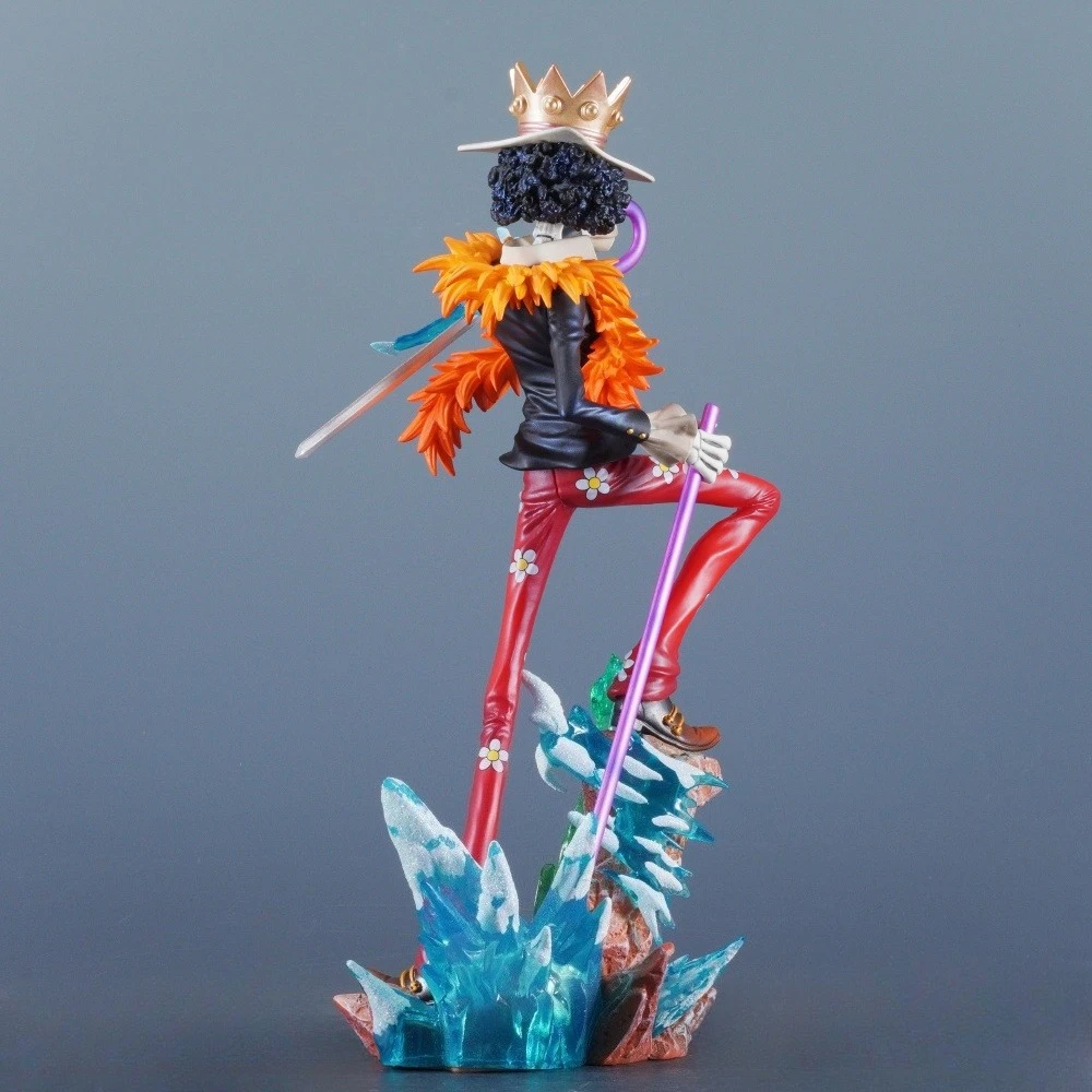 33cm Anime ONE PIECE Figure Brook Action Figures Pvc Burukku Statue Desktop Ornamen Collection Model Toys Gifts view 5