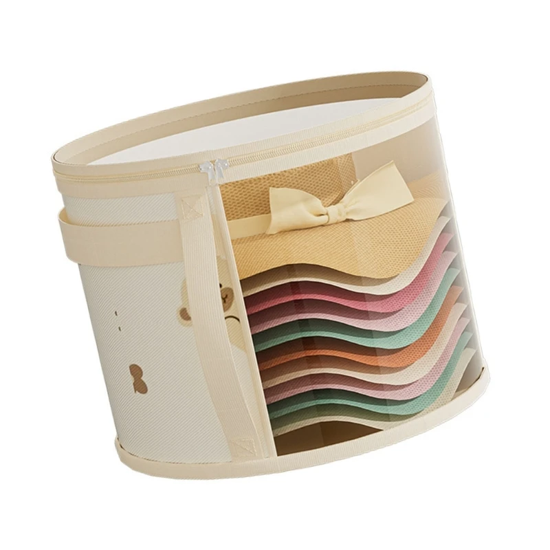 Large Capacity Clear Hat Case Foldable Storage Organizers for Baseball Caps Wide Brims Hats Travel Home Closet Storage