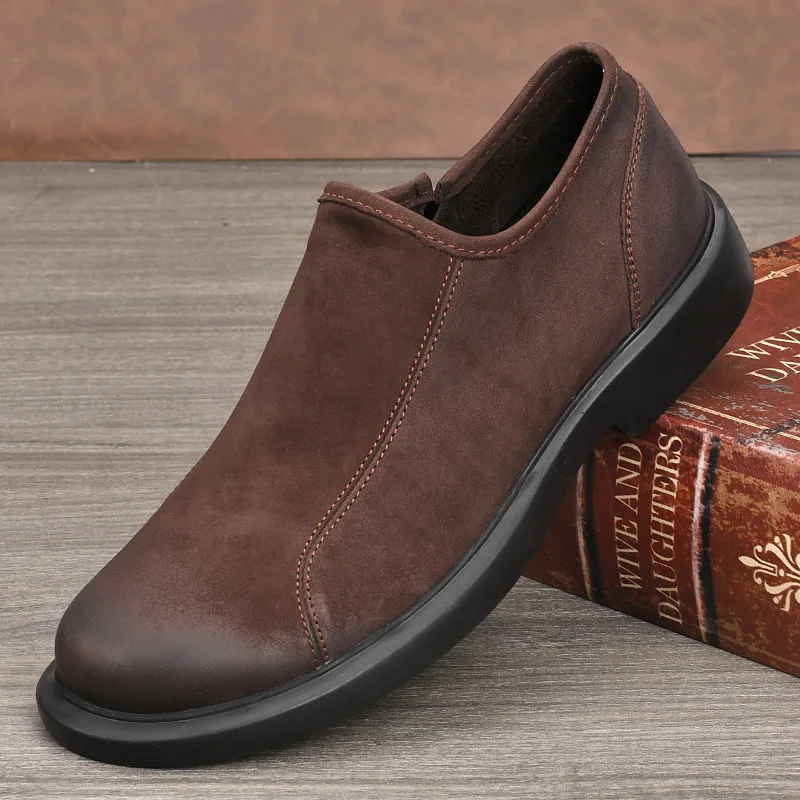 

Мужская обувь из натуральной кожи, повседневные роскошные брендовые мужские лоферы, итальянские мокасины, дышащие мужские туфли без шнуровки, Chaussure Homme