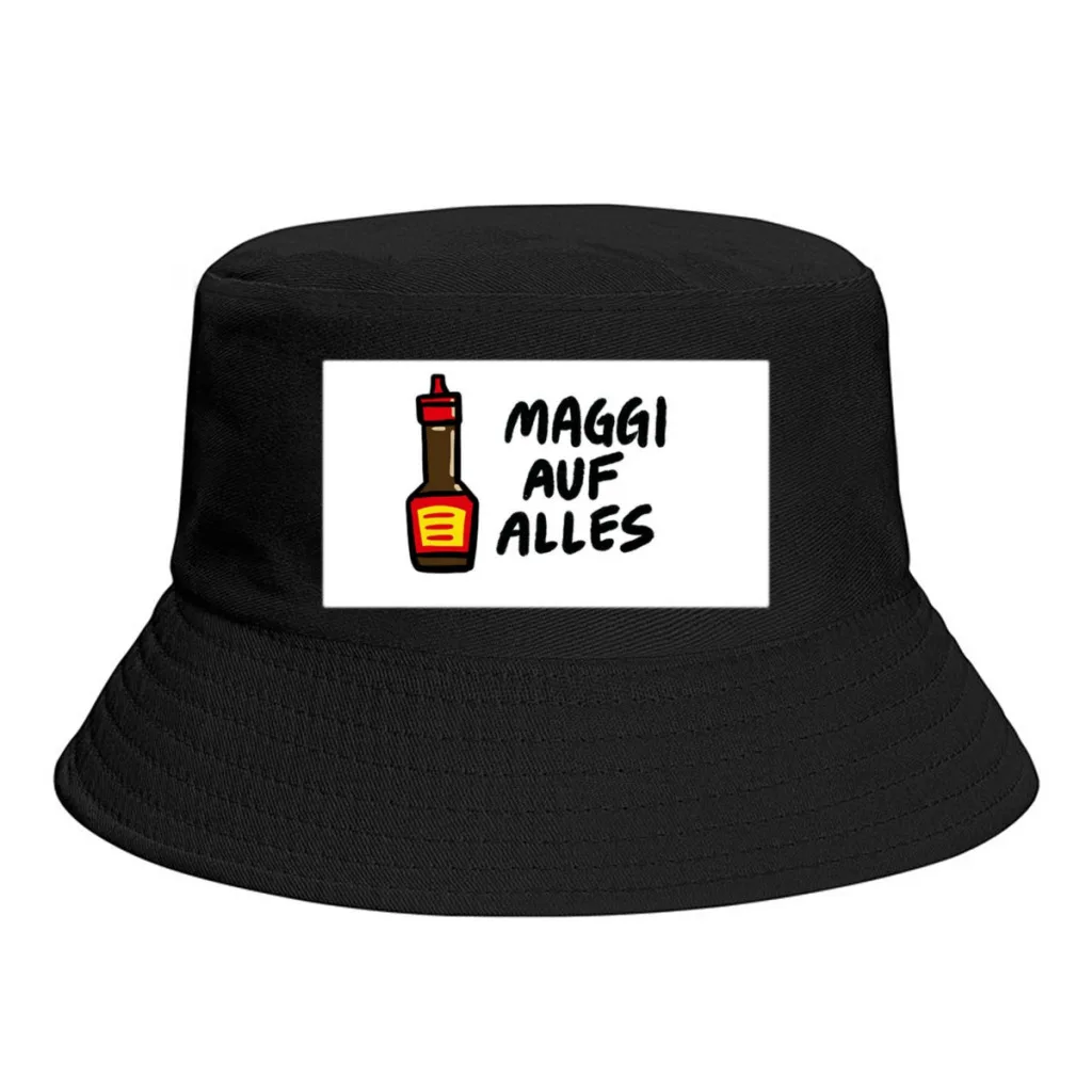 

Maggi Auf Alles (Deutsch) Spring Summer Bucket Hat Fisherman Hat Outdoor Travel Hat Fashion Sun Hats for Men Women Bob Panama