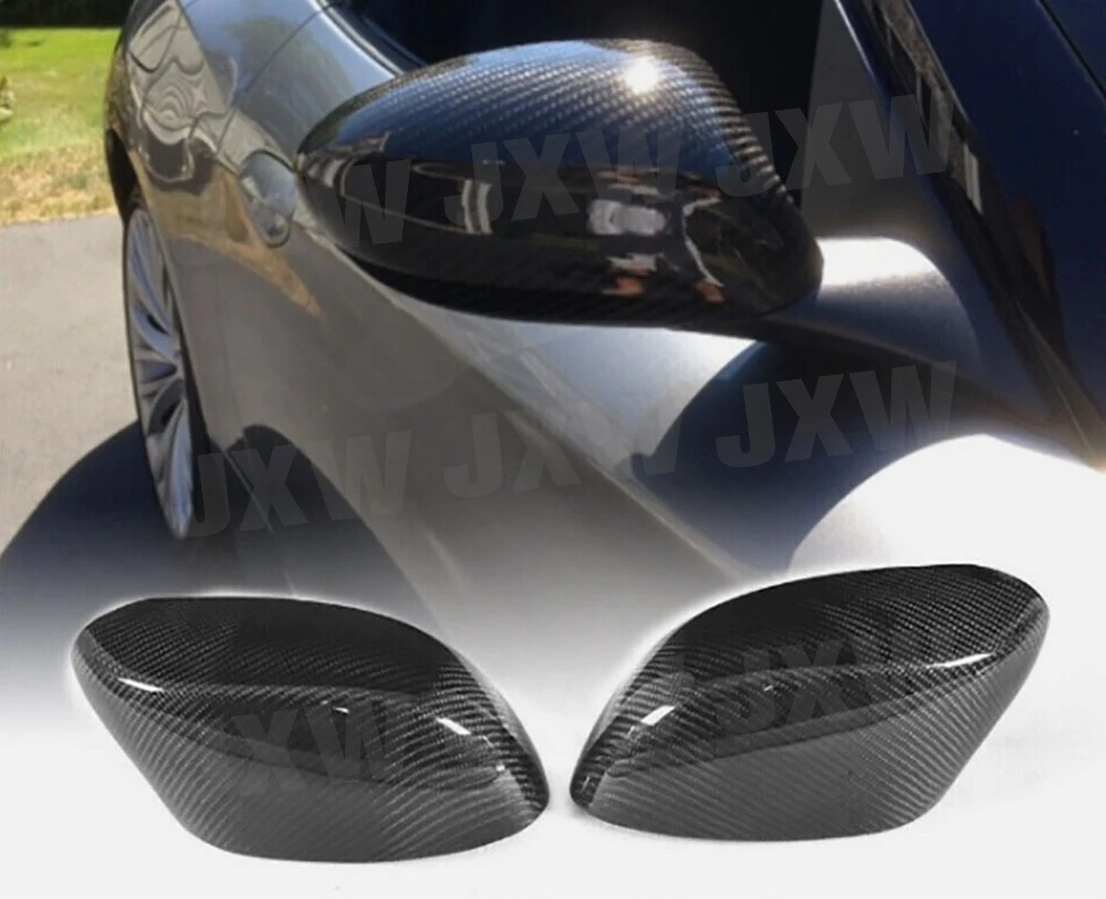 JXWANCF Carbon Fiber Car Mirror Cover Trims Bodykit for BMW Z4 E85 2002-2008 Side View Mirror Cover Decoration view 4