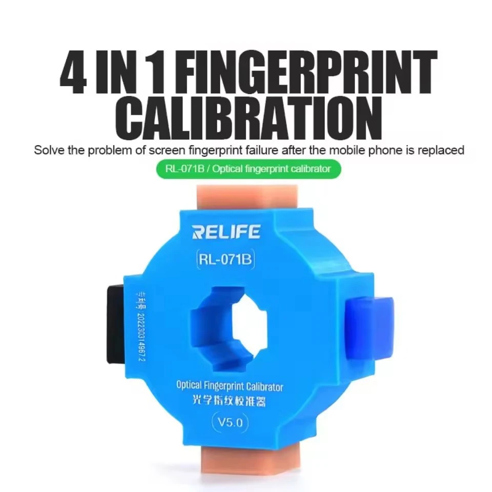 

RELIFE RL-071B 4 in 1 Optical Fingerprint Calibration Solve Mobile Phone Screen Fingerprint Failure for HUAWEI/MI/OP/VI/ONE Plus
