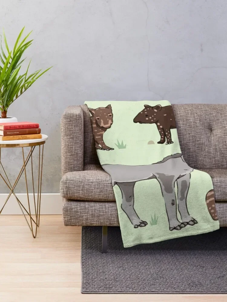 tapirs Throw Blanket Bed Fashionable blankets ands Personalized Gift Blankets