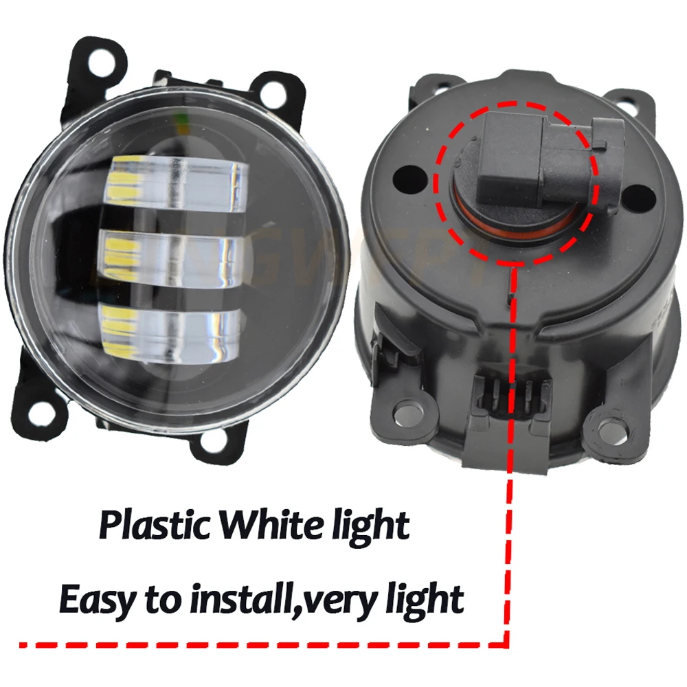 車H11 ledフォグライトアセンブリの天使の目デイタイムランニングフォグランプdrl 12 12vフォグランプlevorgインプレッサ2014-18フォグランプ