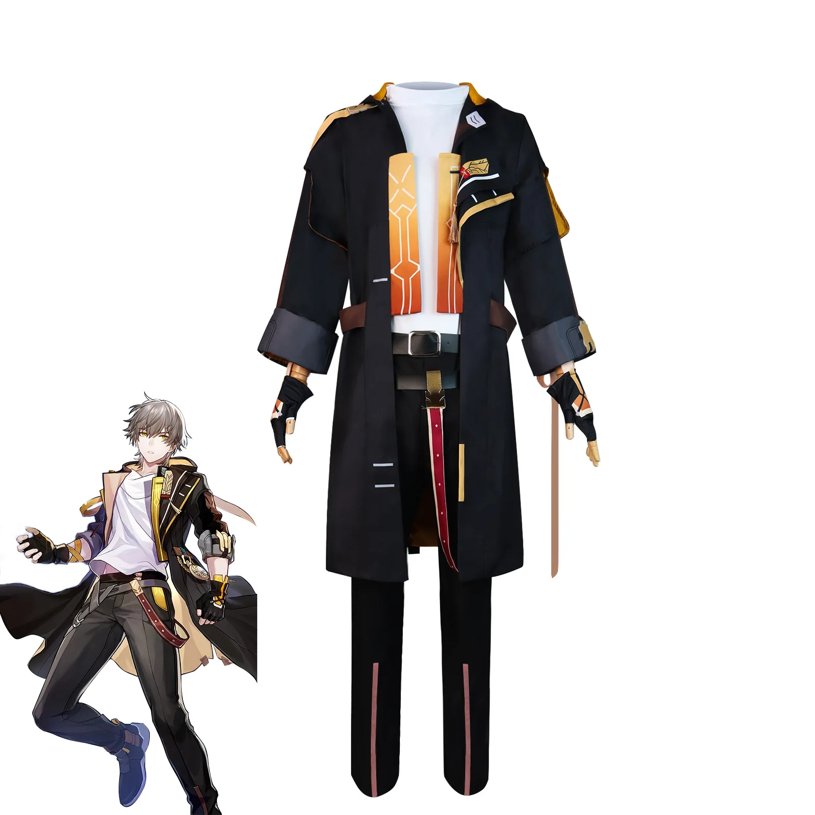 

Collapse Star Dome Railway Cos Costume Male Protagonist Dome Female Protagonist Star Pioneer Cosplay Halloween Performance Costu