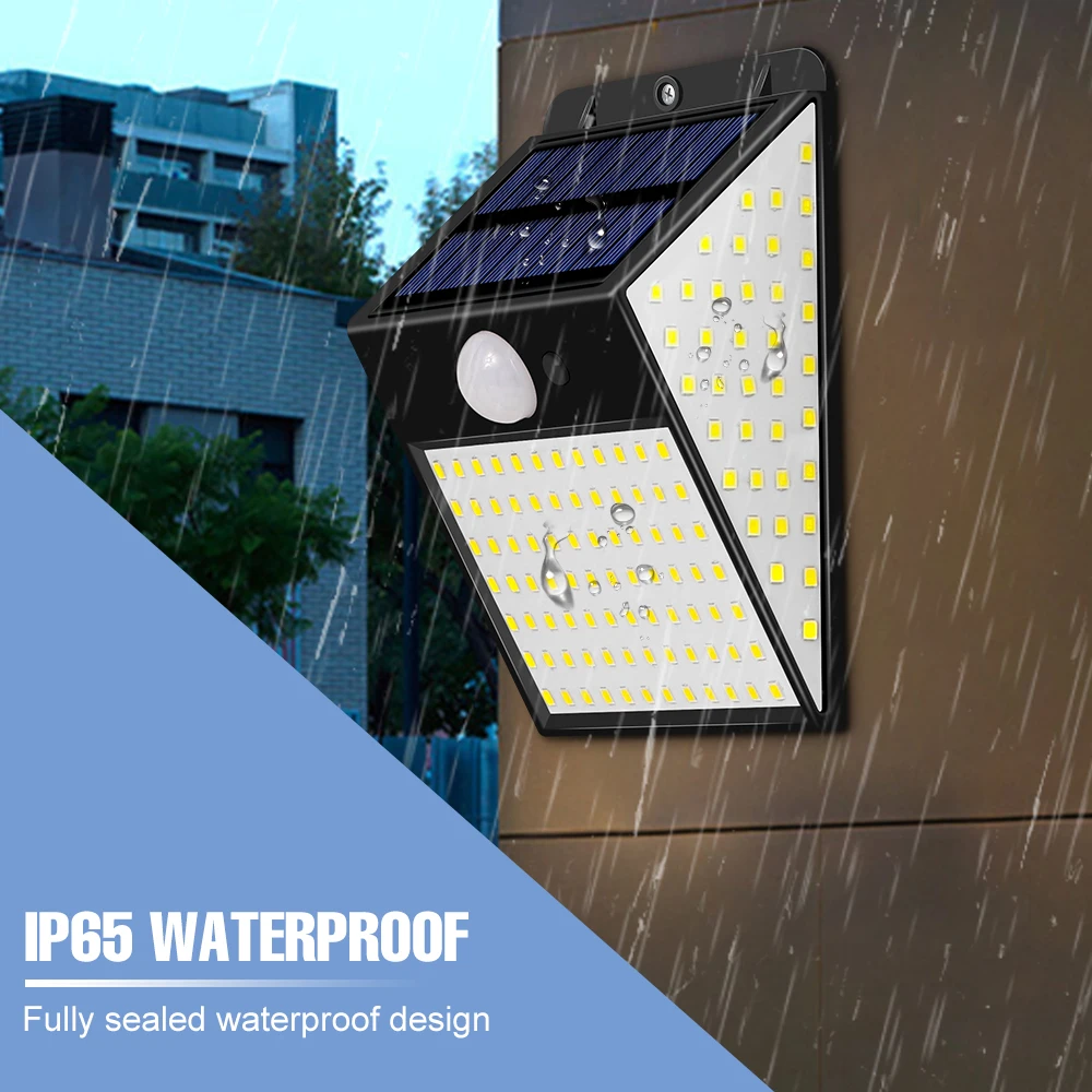 Outdoor Solar Wall Lamp Garden Light Led Solar Powered Lantern IP65 Waterproof LED Spotlight Solar Reflector Emergency Lighting