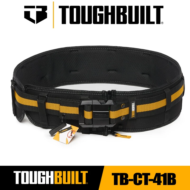 TOUGHBUILT TB-CT-41B Universal Construction Quick-Hang Belt Protector Metal Buckle Construction Belt Toughbuilt Belt