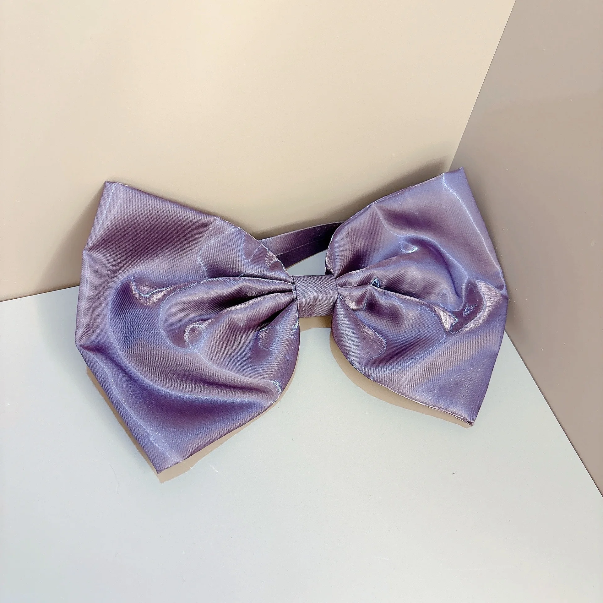 1 Ladies solid color bow cute and sweet neck choker Neck decoration photo prop Necklace accessories