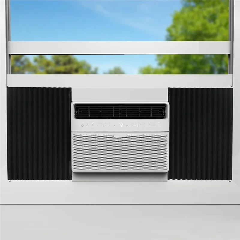 AC23-Window Air Conditioner,Side Insulated Foam Panel, Heat And Draft Insulating,Two Piece Panels Window Seal