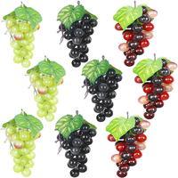 18pcs Realistic Artificial Grapes Table Decoration of Realistic Fake Grape Natural Fake Grape Bundles Party Home Wedding Decor