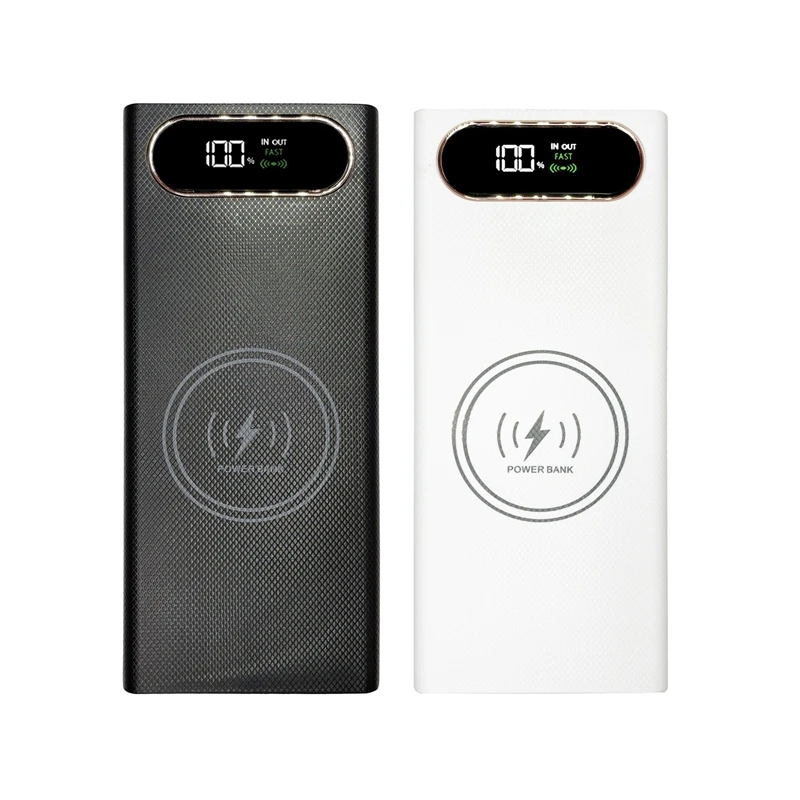 8*18650 แบตเตอรี่ชาร์จ Dual USB แบตเตอรี่ SHELL DIY Power Bank กรณี Fast CHARGING แบตเตอรี่ Bank กล่องกล่อง