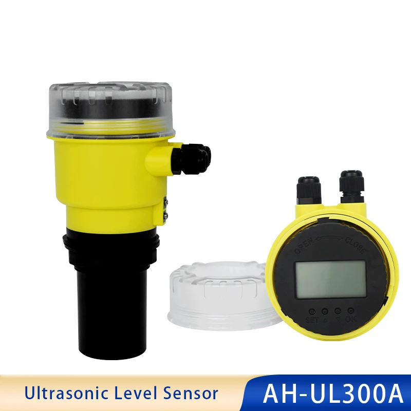 

Ultransonic Level Meter RS485 4-20mA Output Wireless Distance 0-20m DC24V 220V Power Supply Ultrasonic Water Tank Level Gauge