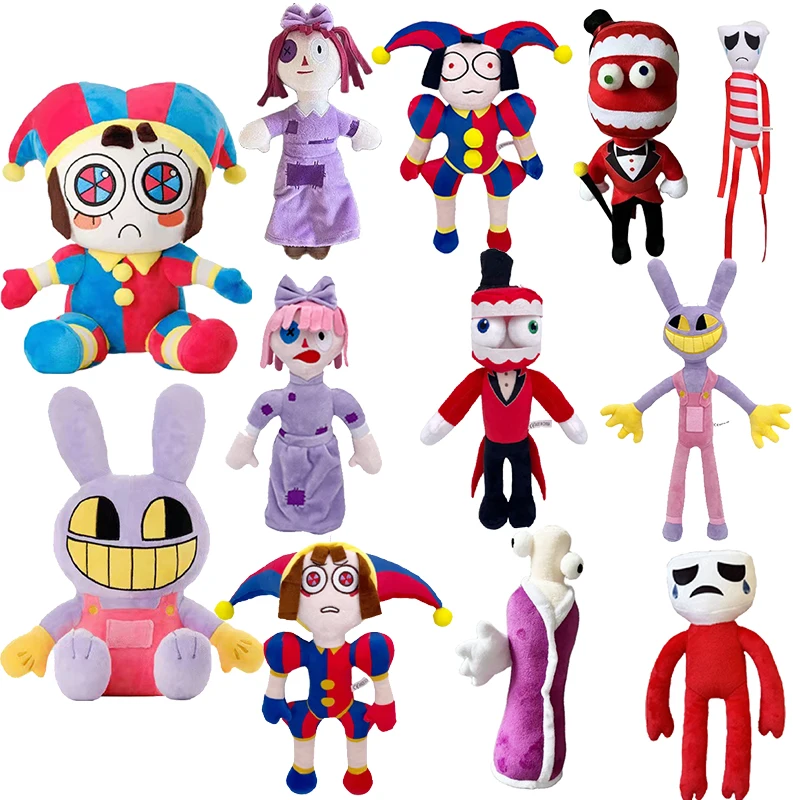 The Amazing Digital Circus Plush Stuffed Plush Anime Plushie Theater Rabbit Cartoon Toys Kawaii Doll Christmas Gifts