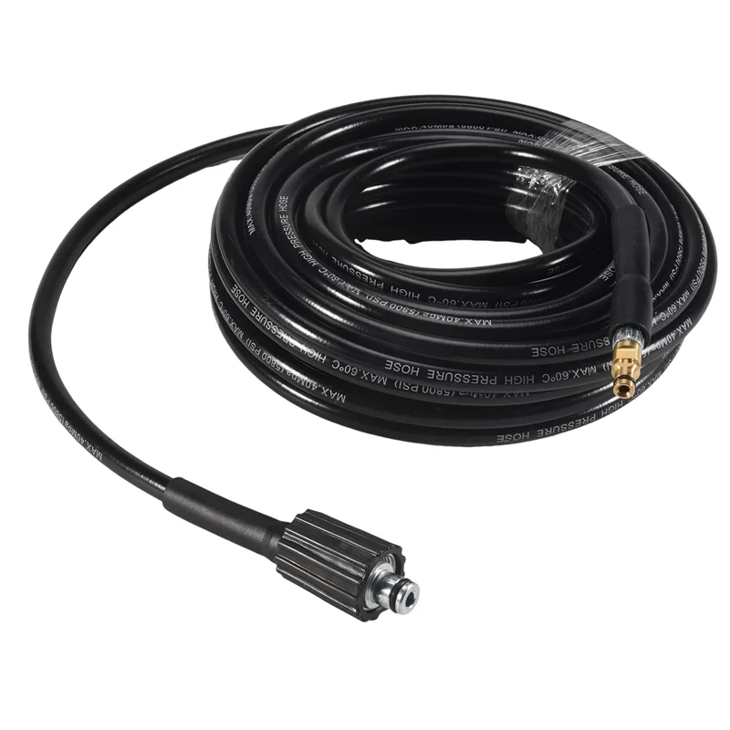 أوصى بشدة 15 متر 49FT 2320PSI جهاز تنظيف يعمل بالضغط العالي خرطوم أنبوب انبوب ماء تنظيف استبدال ل Karcher K2 K3 K4 K5 #2