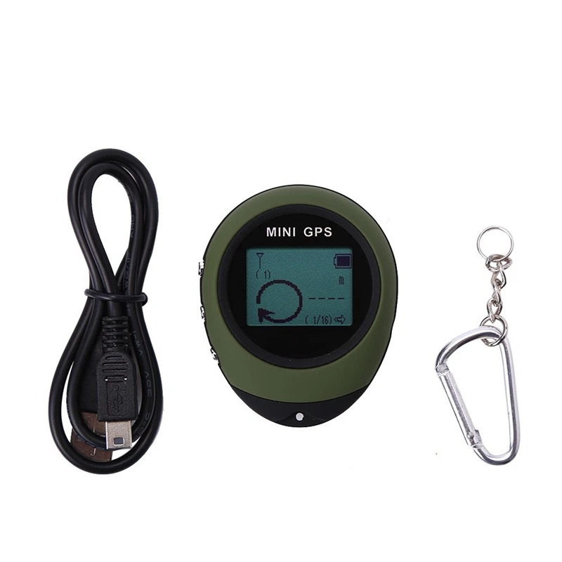 Mini GPS Navigation Receiver Tracker Logger USB Rechargeable Handheld Location Finder Tracking For Traveler