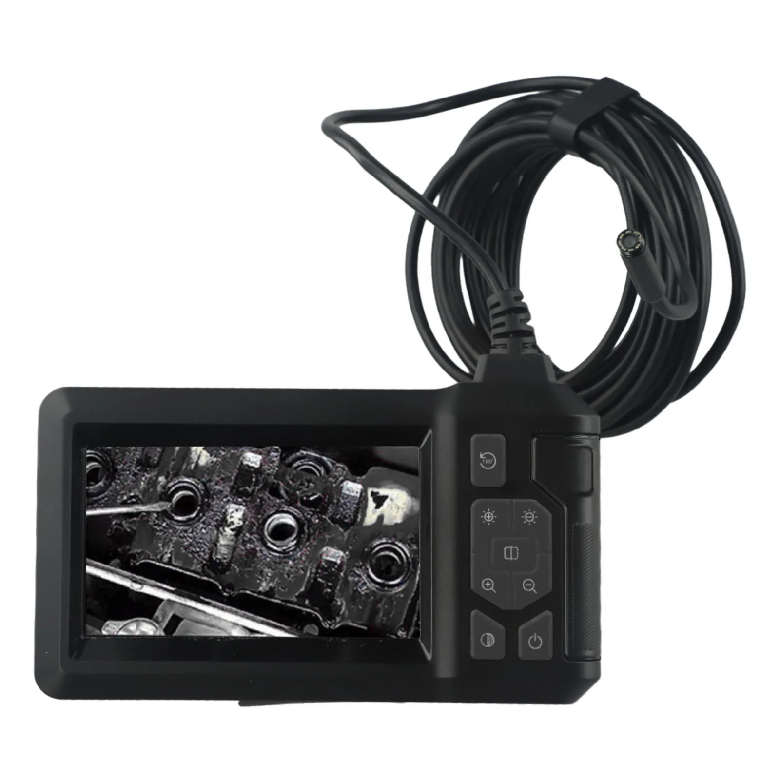 1080P Industrial Borescopes 4.3in HD Borescope Inspection Camera 8mm Single Lens For Car Repair Home Appliance Repair