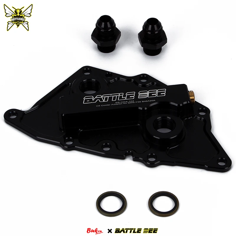 BATTLEBEE Engine Oil Cooler Performance Modification Thermostat Radiator For B-M-W mini F56 B48A 2.0T B38A BB-OCA-104