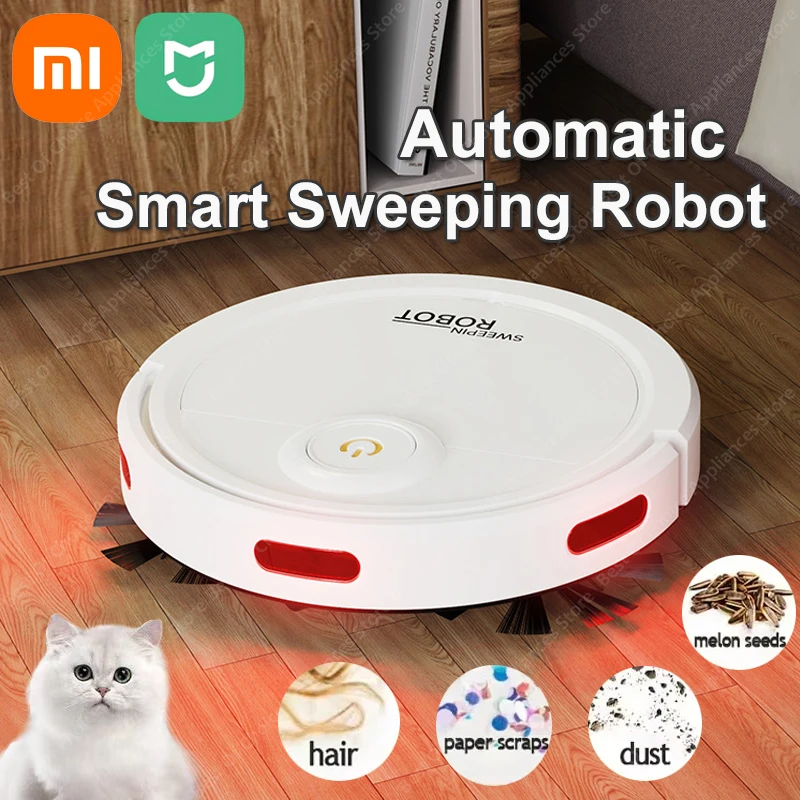 Xiaomi MIJIA Tam Otomatik Süpürme Robotu Emme Paspas Süpürme Makinesi Akıllı Ev Aletleri Mutfak Temizlik Robotları